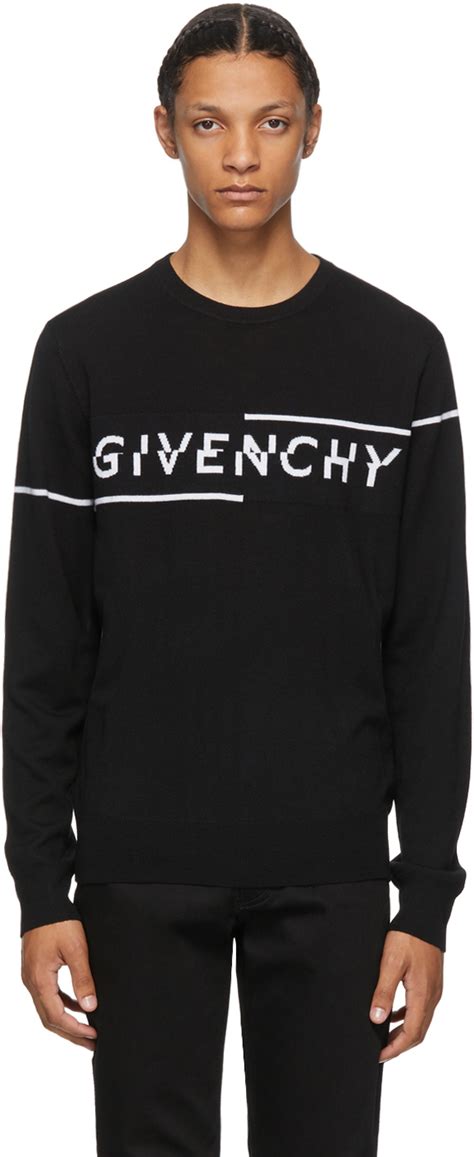 givenchy split logo sweater|Givenchy jumpsuit women's.